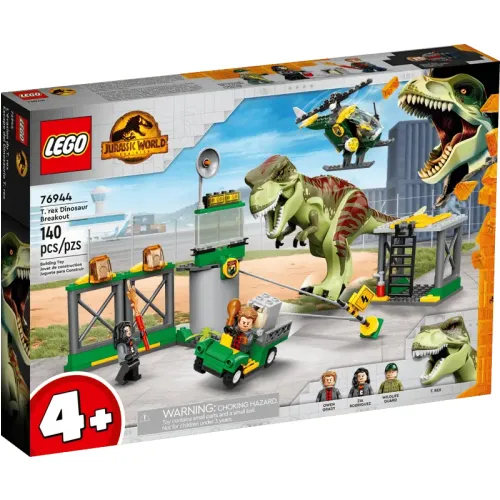 LEGO® Jurassic World 76944 – Evadarea dinozaurului T. rex