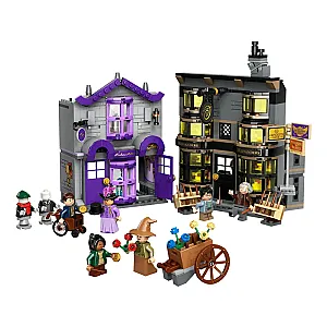 LEGO® Harry Potter™ 76439 – Magazinul de baghete Ollivander și magazinul de haine al lui Madam Malkin