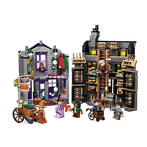 LEGO® Harry Potter™ 76439 – Magazinul de baghete Ollivander și magazinul de haine al lui Madam Malkin