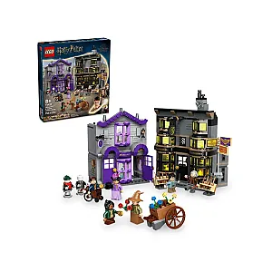LEGO® Harry Potter™ 76439 – Magazinul de baghete Ollivander și magazinul de haine al lui Madam Malkin