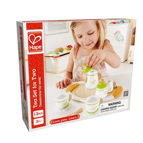 Hape Tea Set for Two – Set de ceai pentru două persoane