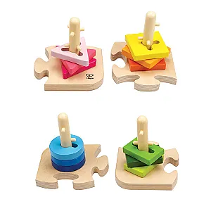 Hape Creative Sorting Puzzle – Puzzle de sortare din lemn