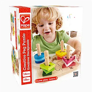 Hape Creative Sorting Puzzle – Puzzle de sortare din lemn