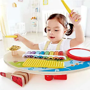 Hape Mighty Mini Band – Többfunkciós zenélőasztal