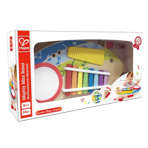 Hape Mighty Mini Band – Többfunkciós zenélőasztal