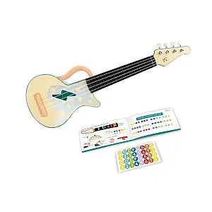 Hape Rock n Roll Ukulele – Ukulele din lemn pentru copii