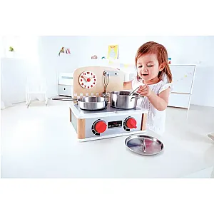Hape Mini Aragaz – bucătărie de jucărie din lemn
