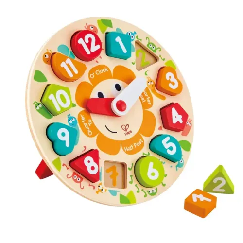 Hape Chunky Clock – Fa óra puzzle