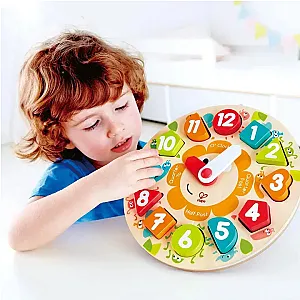 Hape Chunky Clock – Fa óra puzzle