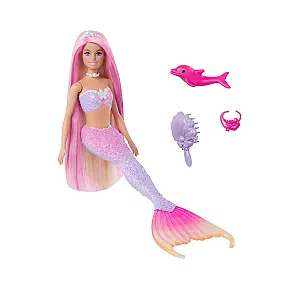 Barbie păpușă sirenă cu schimbare de culoare