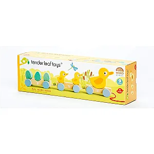 Tender Leaf Toys - Familie de rățuște de tras