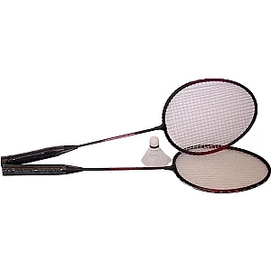 Set 2 palete badminton metal în husă