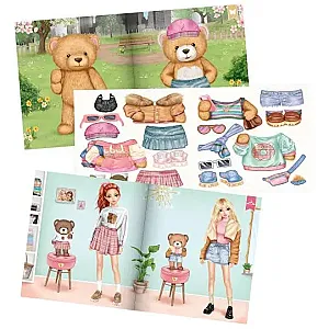 TOPModel Stickerworld Team Teddy matricás album
