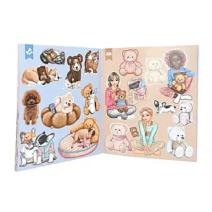TOPModel Stickerworld Team Teddy matricás album