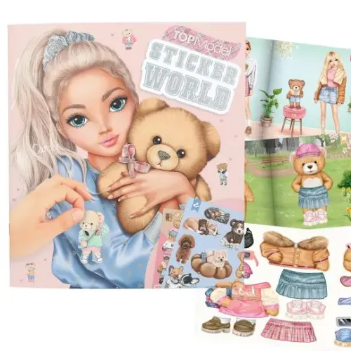 TOPModel Stickerworld Team Teddy matricás album