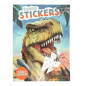 Dino World Number Sticker – Matricázás számok alapján 1-13243