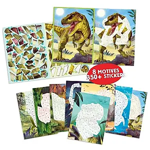 Dino World Number Sticker – Matricázás számok alapján 1-13243