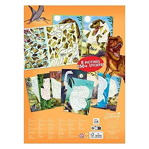 Dino World Number Sticker – Matricázás számok alapján 1-13243