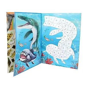 Dino World Number Sticker – Matricázás számok alapján 1-13243