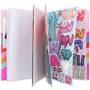 TOPModel Dress Me Up Big Cut Out – Album cu autocolante pentru design 