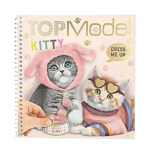 TOPModel Dress Me Up KITTY – Cicás matricás divattervező album