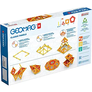 GEOMAG Classic Panels Recycled 78 – Set magnetic de construcție