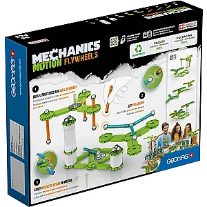 GEOMAG Mechanics Motion Recycled Flywheels, 96 piese