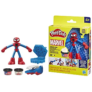 Play-Doh Marvel – Figurină flexibilă Spider-Man cu plastilină
