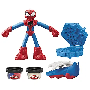 Play-Doh Marvel – Figurină flexibilă Spider-Man cu plastilină