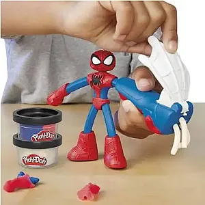 Play-Doh Marvel – Figurină flexibilă Spider-Man cu plastilină