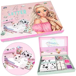 TOPModel Love Letter Set – Kitty and Doggy, set creativ pentru scrisori