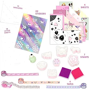 TOPModel Love Letter Set – Kitty and Doggy, set creativ pentru scrisori