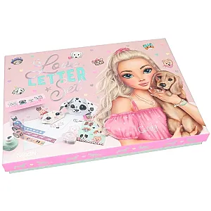 TOPModel Love Letter Set – Kitty and Doggy, set creativ pentru scrisori