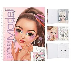 TOPModel – Create Your Make-Up Look sminktervező színezőkönyv