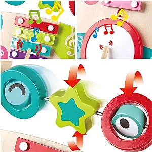 Hape My First Musical Walker – Premergător muzical din lemn