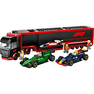 LEGO® City 60445 – F1®-es kamion RB20 és AMR24 F1®-es autókkal