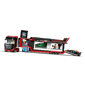 LEGO® City 60445 – F1®-es kamion RB20 és AMR24 F1®-es autókkal