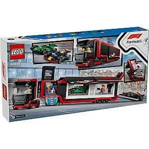 LEGO® City 60445 – F1®-es kamion RB20 és AMR24 F1®-es autókkal