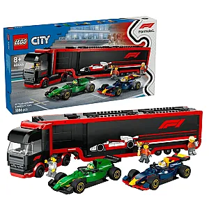 LEGO® City 60445 – F1®-es kamion RB20 és AMR24 F1®-es autókkal