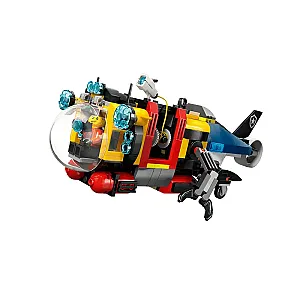 LEGO® City 60462 – Elicopter, camion de pompieri și submarin într-un singur set