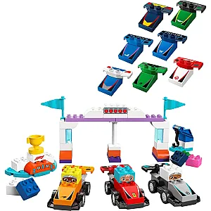 LEGO® DUPLO® 10445 – F1® versenyautók és pilóták