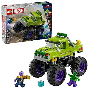 LEGO® Marvel 76312 – Monster truck-ul lui Hulk vs. Thanos