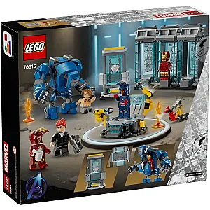 LEGO® Marvel 76315 – Laboratorul lui Iron Man: Sala armurilor