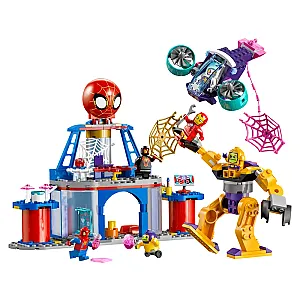 LEGO® Marvel 10794 - Cartierul general al echipei Spidey cu lansator de pânză