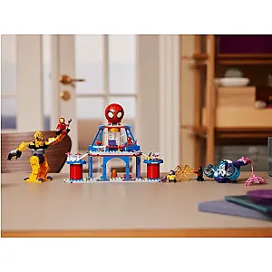 LEGO® Marvel 10794 - Cartierul general al echipei Spidey cu lansator de pânză