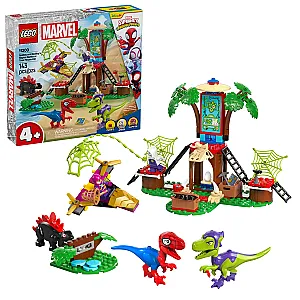 LEGO® Marvel 11200 - Bătălia dintre Spider-Man și Gobby-Raptor la baza din copac