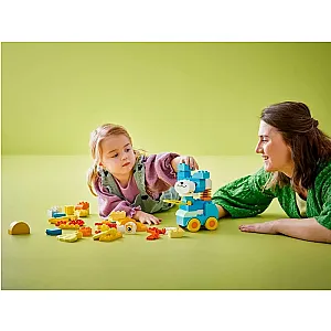 LEGO® DUPLO® 10448 - Animale pe roți 3 în 1