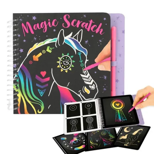 Miss Melody Magic Scratch Book – Varázslatos kaparós füzet lovakkal