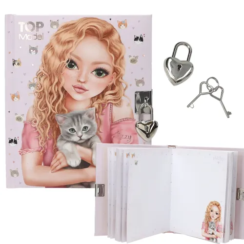 TOPModel Kitty Diary – cicás lakatos napló 1-13569
