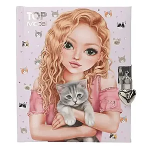 TOPModel Kitty Diary - jurnal cu lacăt cu pisicuțe 1-13569